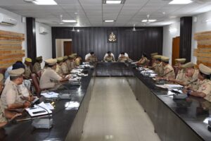 पुलिस लाइन स्थित सभागार गृह में अपराध, जी-20, पुष्कर मेला, नगर निकाय निर्वाचन के सम्बन्ध में गोष्ठी का हुआ आयोजन