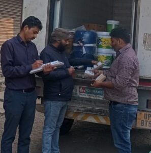 होली से पहले खाद्य सुरक्षा विभाग की सख्ती, कैंट स्टेशन के पास वाहन से 198 किलो क्रीम जब्त