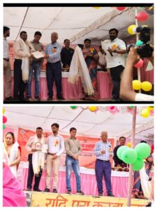 वाराणसी: ‘हमारे आंगन हमारे बच्चे’ उत्सव में डॉ. वी. के. शर्मा सम्मानित