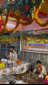 भक्ति, ज्ञान और वैराग्य के प्रसंग के साथ श्रीमद्भागवत कथा का प्रथम दिवस संपन्न