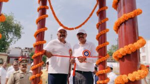 36वीं वाहिनी पीएसी रामनगर में आधुनिक बास्केटबॉल कोर्ट का लोकार्पण, ट्रैफिक बूथ का भी उद्घाटन