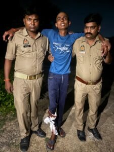 श्रेया उपाध्याय हत्याकांड का मुख्य आरोपी विवेक चौबे मुठभेड़ में गिरफ्तार,.315 बोर का तमंचा और कारतूस जप्त