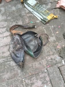 गैस सिलेंडर फटा