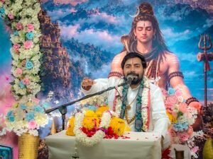 शिव महापुराण कथा के तीसरे दिन हुआ शिव विवाह प्रसंग का वर्णन, श्रद्धालुओं ने भावपूर्वक सुनी कथा