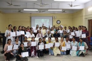 BHU में मेहंदी प्रशिक्षण कार्यक्रम का समापन, 50 प्रतिभागियों को मिले प्रमाण-पत्र